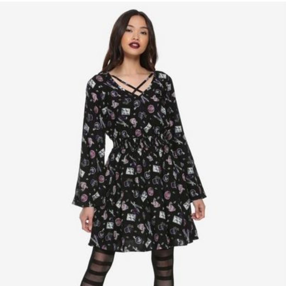 Harry Potter Dress Weasley Wizard Wheezes Pygmy Puffs Potions Purple Black